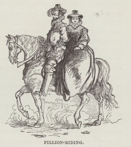 Pillion-ridning (gravering) af English School