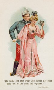 Pink dominobrikker af English School