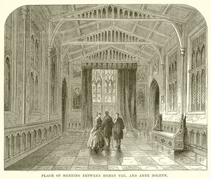 Mødested mellem Henry VIII og Anne Boleyn af English School