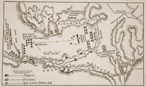 Plan for angrebet af den lette brigade i Balaclava, 25. oktober 1854 af English School