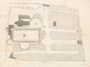 Plan over Royal Gardens, Vauxhall, London af English School