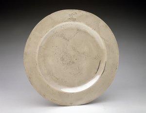 plade, c. 1750 (tin) af English School