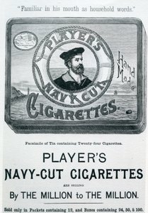 Players Navy Cut Cigarettes, 20th Century af English School