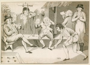 At spille et boldspil. 1700-tallet af English School