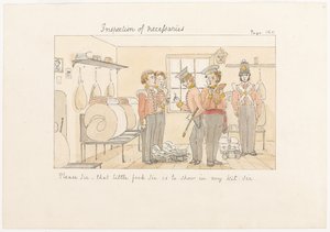 Bitte Sir, diese kleine Gabel Sir, ist um in meinem Kit zu zeigen Sir, ca. 1850