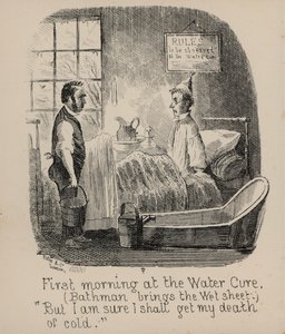 Freuden der Wasserheilung, Erster Morgen (Gravur)