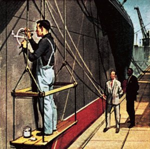 Plimsoll mærke eller lastlinje af English School