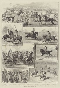 Polo i Indien (gravering) af English School