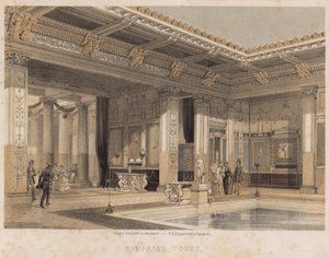 Pompeian Court, Crystal Palace, Sydenham af English School