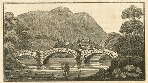 Pooley Bridge, Ullswater (gravering) af English School
