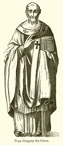 Pave Gregor den Store af English School