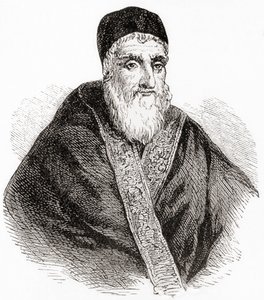 Pave Sixtus V eller Xystus V, født Felice Peretti di Montalto, fra Ward and Lock