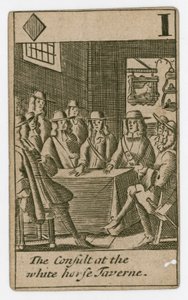 Popish Plot spillekort af English School