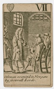 Popish Plot spillekort af English School