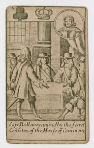 Popish Plot spillekort af English School