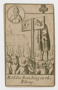 Popish Plot spillekort af English School