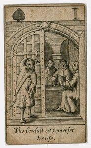 Popish Plot spillekort af English School