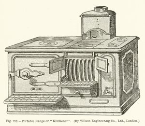 Portable Range eller Kitchener, af Wilson Engineering Company; London
