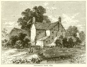 Portobello Farm. 1830 af English School