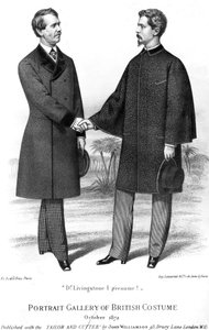 Portrait Gallery of British Costume, udgivet med Tailor and Cutter af John Williamson, 1872 af English School