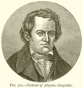 Portræt af Aloysius Senefelder af English School