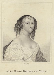 Portræt af Anne Hyde af English School