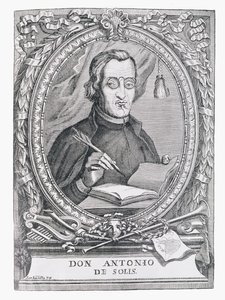 Portræt af Antonio de Solis y Rivadeneira (1610-86) fra 