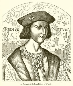 Portræt af Arthur, Prince of Wales af English School