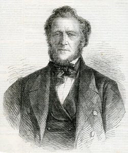 Portræt af Brigham Young, 1861 af English School