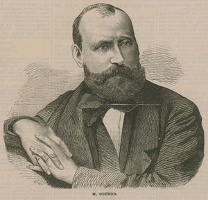 Porträt von Charles-Francois Gounod von English School