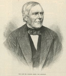 Portræt af Charles Green af English School