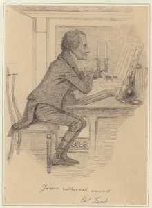 Portræt af Charles Lamb af English School
