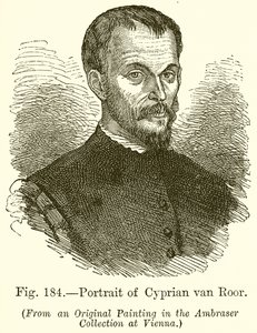 Portræt af Cyprian Van Roor af English School
