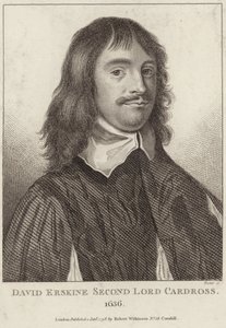 Portræt af David Erskine, Second Lord Cardross af English School