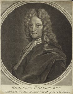 Portræt af Edmond Halley af English School