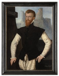 Portræt af Edward Courtenay, 1. jarl af Devon, ca. 1555 af English School