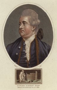 Portræt af Edward Gibbon af English School