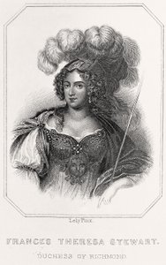 Portræt af Frances Theresa Stewart af English School