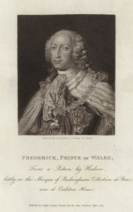 Portræt af Frederick Louis, Prince of Wales af English School