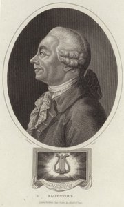 Portræt af Friedrich Gottlieb Klopstock af English School