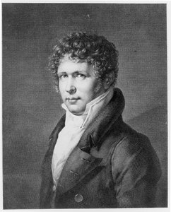 Portræt af Friedrich Heinrich Alexander, baron von Humboldt (1769-1859) af English School