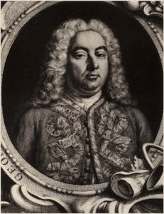 Portræt af Georg Friedrich Händel af English School
