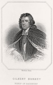 Portræt af Gilbert Burnet, biskop af Salisbury af English School