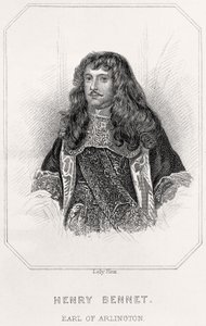 Portrait of Henry Bennet, Earl of Arlington, 1835dani af English School