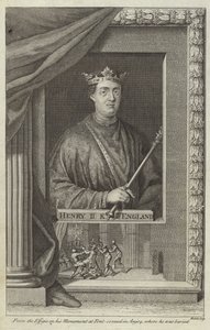 Portræt af Henrik II af England af English School