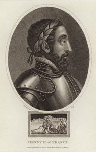 Portræt af Henrik II af Frankrig af English School