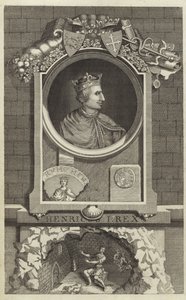 Portræt af Henrik I af England af English School