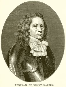 Portræt af Henry Marten af English School