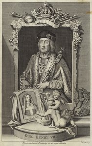 Portræt af Henrik VII af England af English School