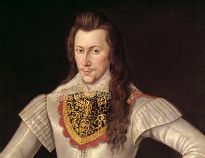 Portræt af Henry Wriothesley (1573-1624) 3. jarl af Southampton ca. 1600 (detaljer) af English School